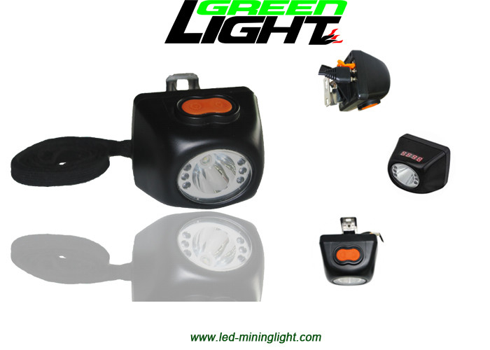 Mała lampa LED górników 8000LUX Jasność 221lum z cyfrowym ekranem
