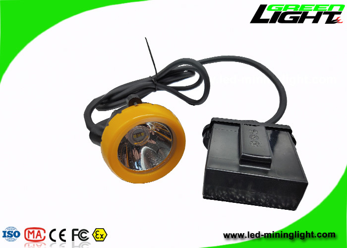 Dotykowa lampa górnicza LED z silikonowym przyciskiem 10000lux Lampa nasadkowa 7,8 Ah Akumulator litowo-jonowy