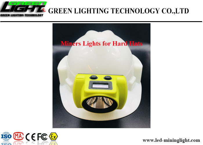 Hard Hats LED Miners Cap Lamp IP68 6,8 Ah Pojemność baterii z ekranem OLED