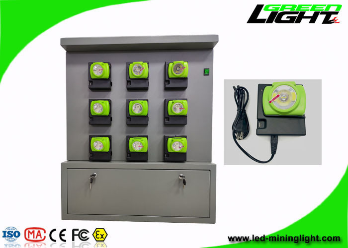 Dwustronne ładowarki do akumulatorowych lamp górniczych 18 jednostek 5V 2A Seria GLC-6