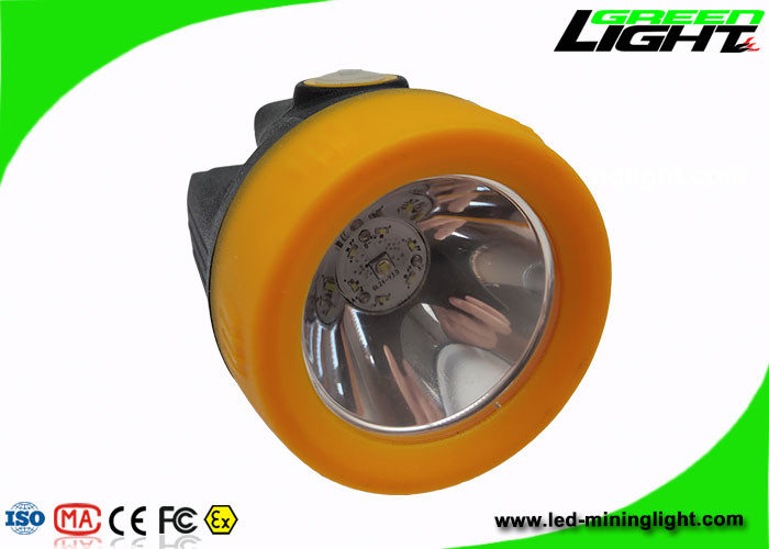 10000lux Cordless Mining Cap Lamps, Coal Miner Hard Hat Light 3,8 Ah Bateria