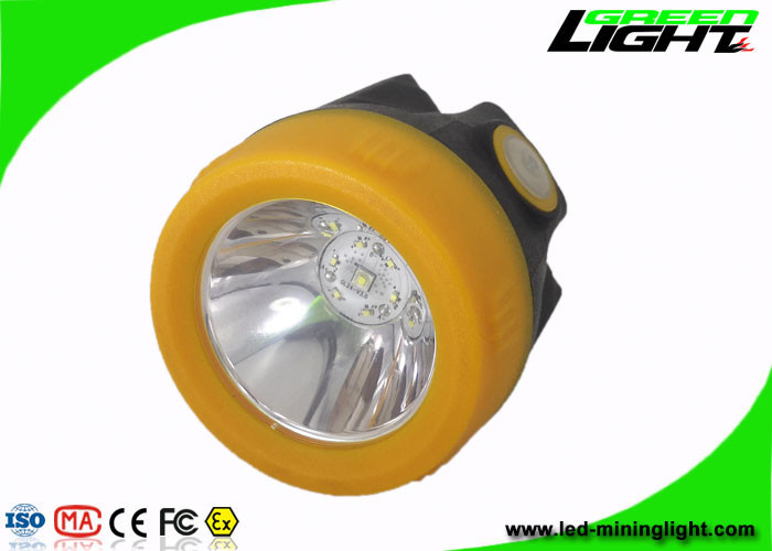 10000Lux Cordless Miner Cap Lampa Akumulator Anti Explosive 1.1W Przenośna latarka czołowa Led