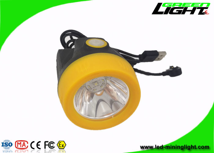 10000Lux Coal Miner Cap Lamp 3800mAh USB Magnetyczne Ładowanie Przenośna Reflektor Górniczy z Silikonowym Przyciskiem Regulowany Klips