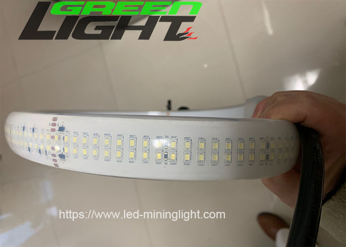 2230lum / m Silikonowa taśma Led Light Dwurzędowa DC36V / AC110V / 220V SMD5050 30 W / M Biały kolor
