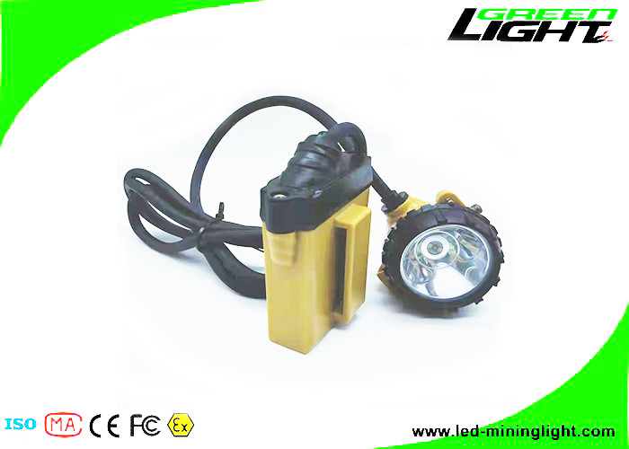25000lux Super jasna ładowalna lampa górnicza LED 10,4 Ah Bateria SAMSUNG IP68 3W Wodoodporna latarka czołowa