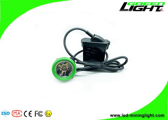 Anti Explosive 12000lux Led Miner Cap Lamp Silikonowy przycisk Przewodowa lampa Cap Kolor Logo Dostosowane 18 godzin czasu pracy