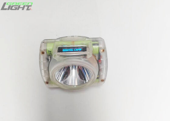 Wykrywalność wybuchu bezprzewodowa lampa kopalni węglowej IP68 OLED Screen 20000lux Lampa górnicza